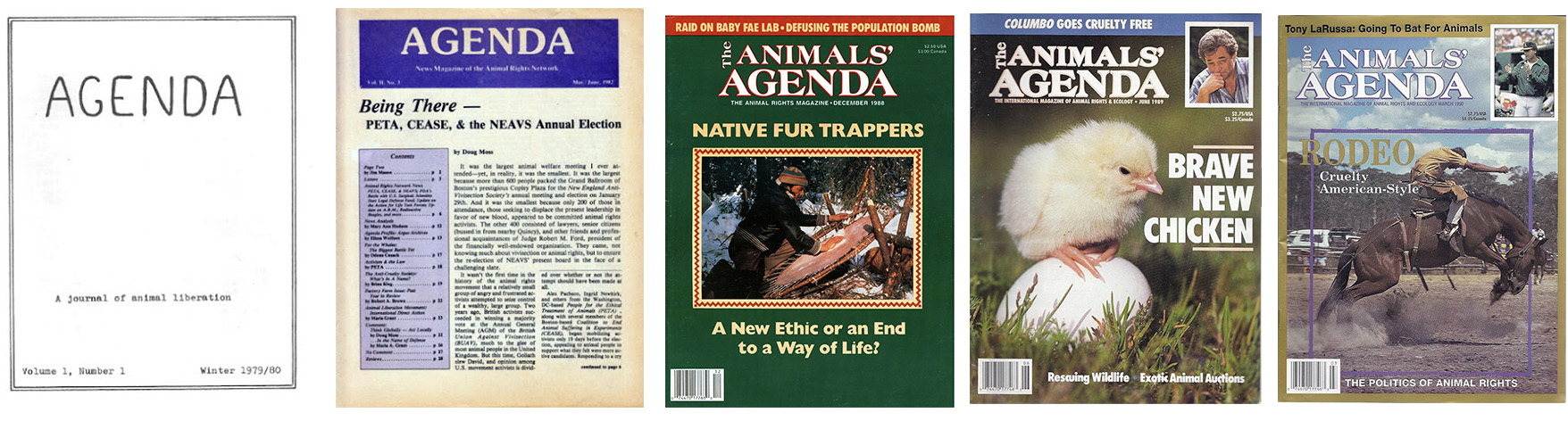 Animals Agenda Covers